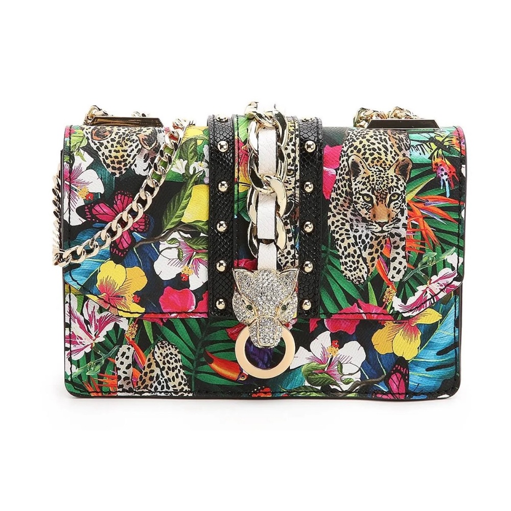 Aldo Rheana Animal Rainforest Print Crossbody Bag - Multi Wildlife